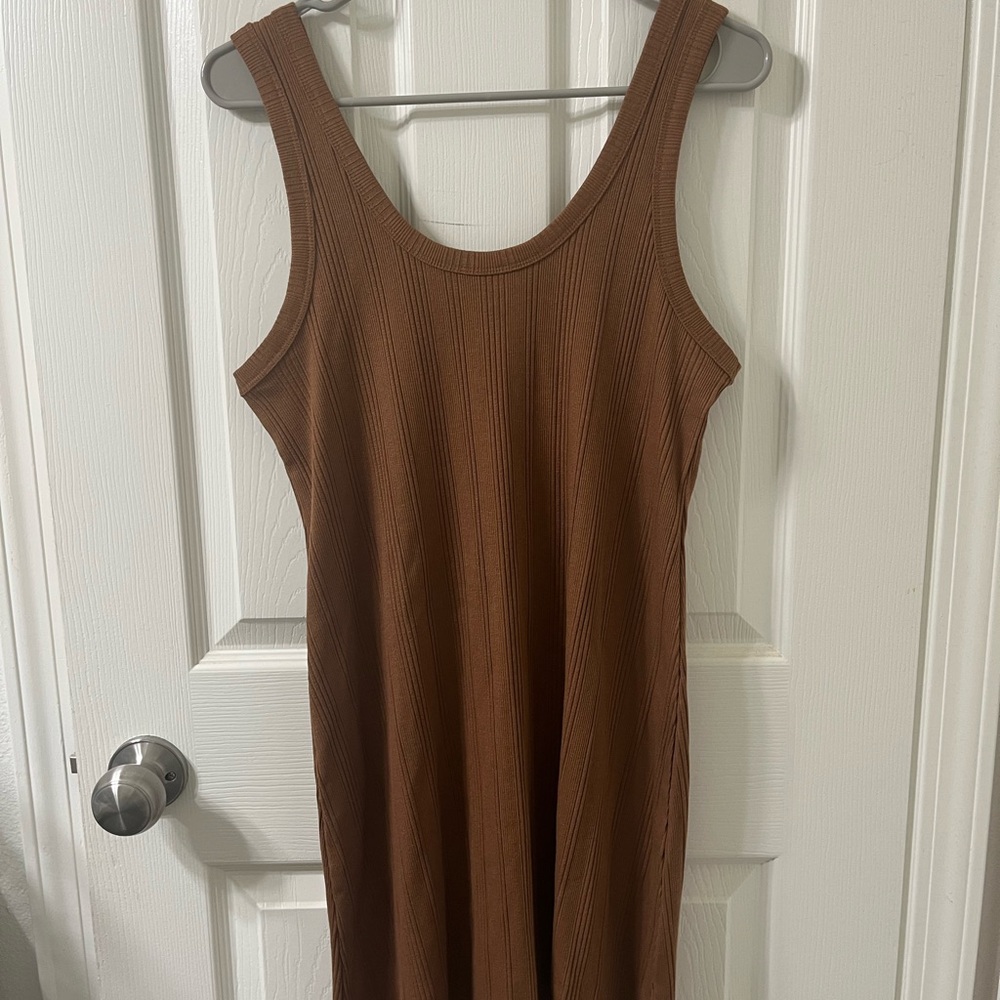 American Eagle Outfitters Brown Midi Dress